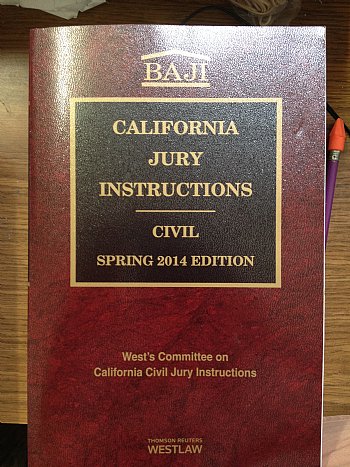 jury instructions paperback baji publishing civil california edition spring west