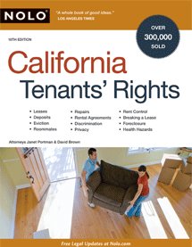 California Tenants Rights Portman 18th Edition Nolo